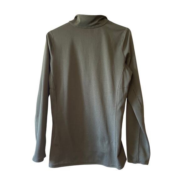 Patagonia Capilene Base Layer Midweight Quarter Zip Women Black Medium Top - Picture 2 of 7